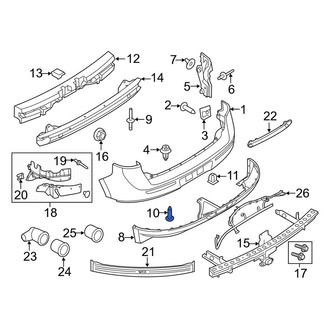 Lincoln OE - Park Assist Camera Screw