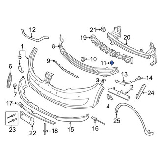 Lincoln OE - Grille Molding Clip