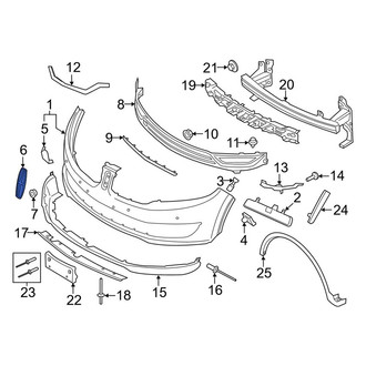 Lincoln OE - Front Bumper Cover Emblem