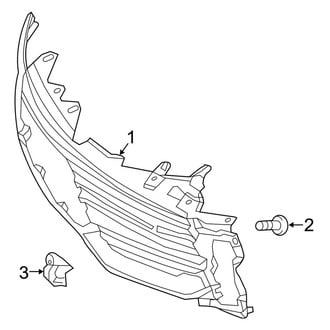 Lincoln OE - Front Bumper & Grille - Grille & Components