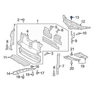 Lincoln OE - Radiator Support Access Cover Clip