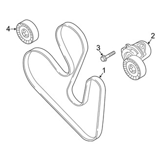 Lincoln OE - Cooling - Belts & Pulleys (2.7L)