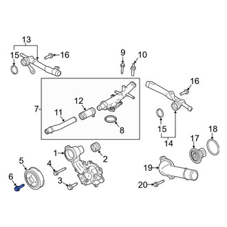 Lincoln OE - Engine Water Pump Pulley Bolt