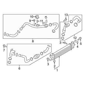Lincoln OE - Cooling - Intercooler (2.7L)