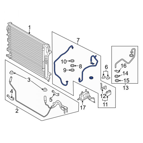 Automatic Transmission Oil Cooler Tube