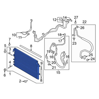 Lincoln OE - A/C Condenser