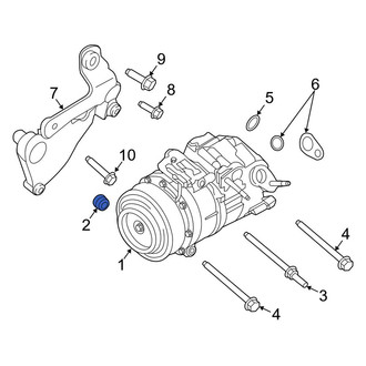 Lincoln OE - A/C Compressor Bolt Sleeve