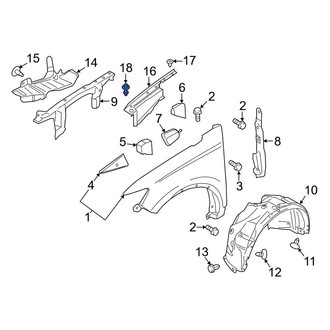 Lincoln OE - Front Hood Stop Buffer