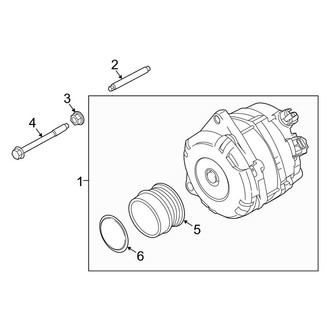 Lincoln OE - Electrical - Alternator (2.7L)