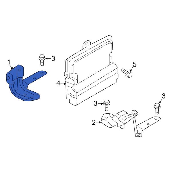 Lincoln OE F2GZ3C097C Front Right Suspension Ride Height Sensor