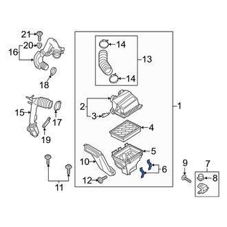 Lincoln OE - Air Filter Housing Clamp