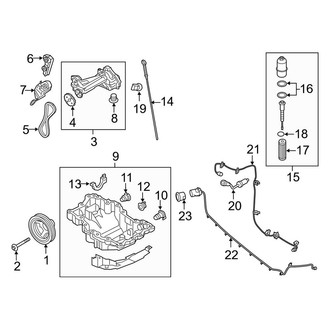Lincoln OE - Engine / Transaxle - Engine Parts (2.7L)