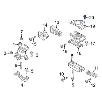 Lincoln OE - Automatic Transmission Mount Bolt