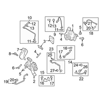 Lincoln OE - Engine / Transaxle - Turbocharger & Components (2.7L)