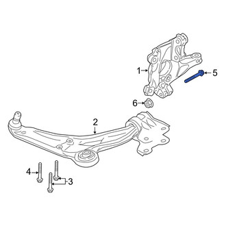 Lincoln OE - Rear Lower Suspension Control Arm Bolt