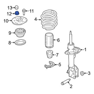 Lincoln OE - Upper Suspension Strut Nut