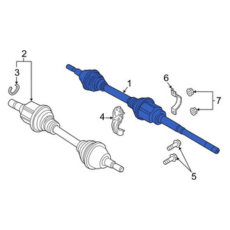 Lincoln OE - Front Right CV Axle Assembly