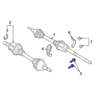 Lincoln OE - CV Axle Shaft Carrier Bearing Bolt