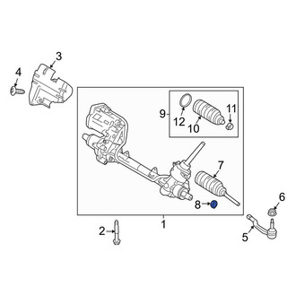 Lincoln OE - Lower Suspension Strut Nut