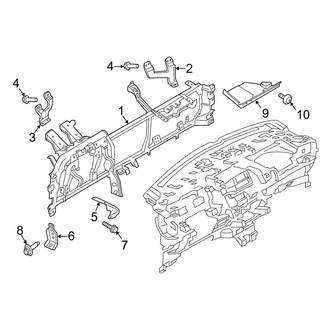 Lincoln OE - Instrument Panel Components (Reinforcement Beam)