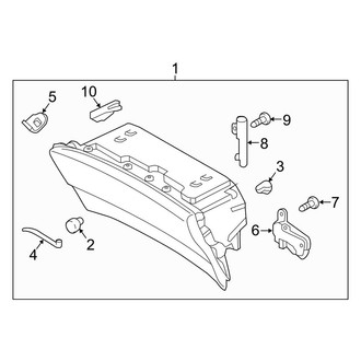 Lincoln OE - Instrument Panel - Glove Box