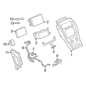 Lincoln OE - Instrument Panel - Sound System (Receivers & Controls)