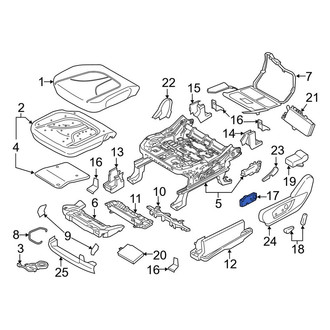 Lincoln OE - Front Left Power Seat Switch
