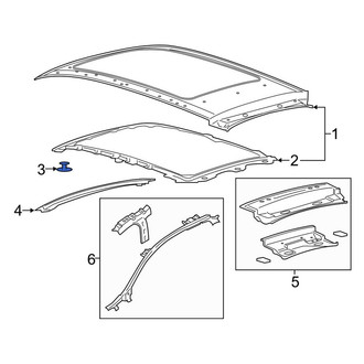Lincoln OE - Sunroof Reinforcement Bracket