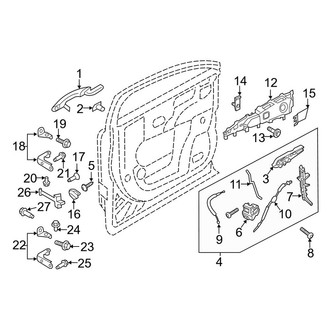 Lincoln OE - Front Door - Lock & Hardware
