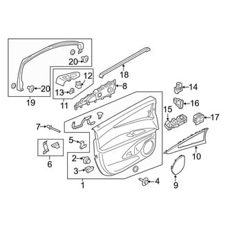 Lincoln OE - Front Door - Interior Trim