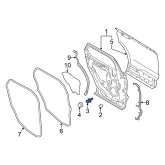 Lincoln OE - Rear Door Stop