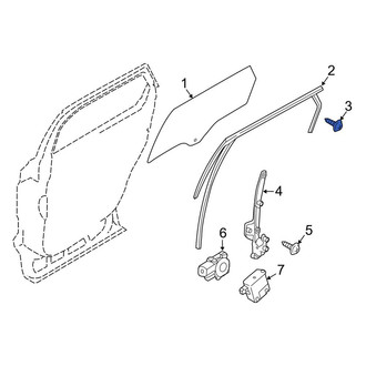 Lincoln OE - Door Belt Molding Screw