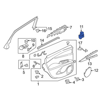 Lincoln OE - Rear Left Door Window Switch