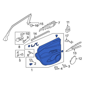 Lincoln OE - Rear Right Outer Door Outer Panel