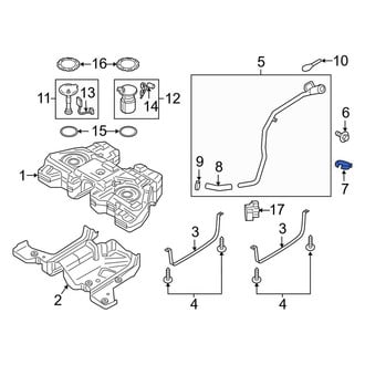 Lincoln OE - Fuel Filler Neck Clip