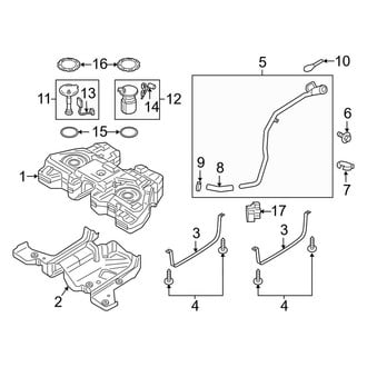 Lincoln OE - Fuel System Components (3.7L)