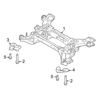 Lincoln OE - Rear Suspension - Suspension Mounting (FWD)