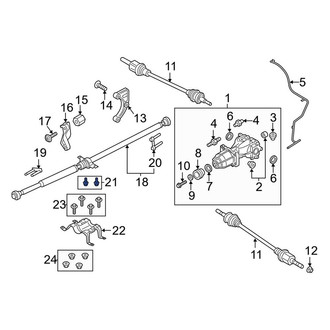 Lincoln OE - Center Drive Shaft Bolt