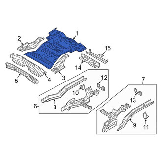 Lincoln OE - Rear Floor Pan