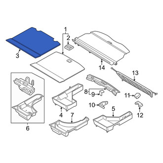 Lincoln OE - Rear Trunk Mat
