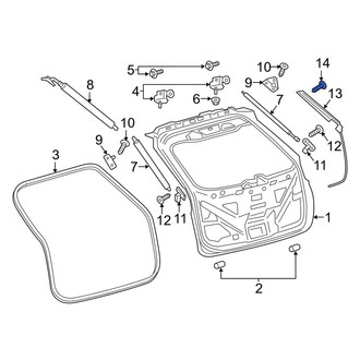 Lincoln OE - Liftgate Object Sensor Clip