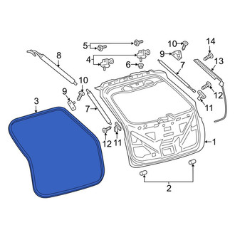 Lincoln OE - Rear Hatch Seal