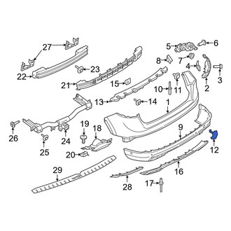 Lincoln OE - Rear Tow Hook Cover