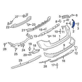 Lincoln OE - Left Bumper Cover Bracket