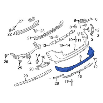 Lincoln OE - Rear Lower Bumper Cover