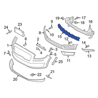 Lincoln OE - Front Bumper Impact Absorber