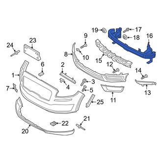 Lincoln OE - Front Bumper Impact Bar