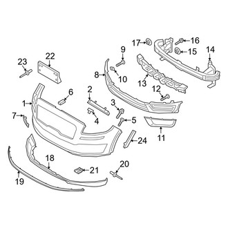 Lincoln OE - Front Bumper & Grille - Bumper & Components (From 02/08/2021)