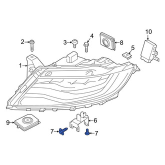 Lincoln OE - Front Headlight Mounting Bolt