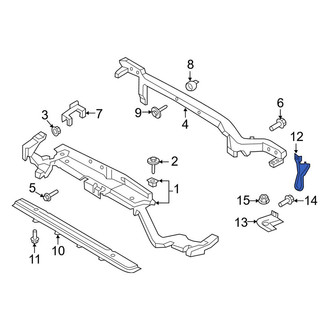 Lincoln OE - Front Hood Latch Support